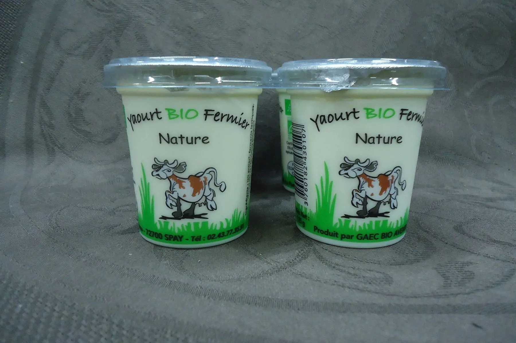 yaourt bio fermier nature