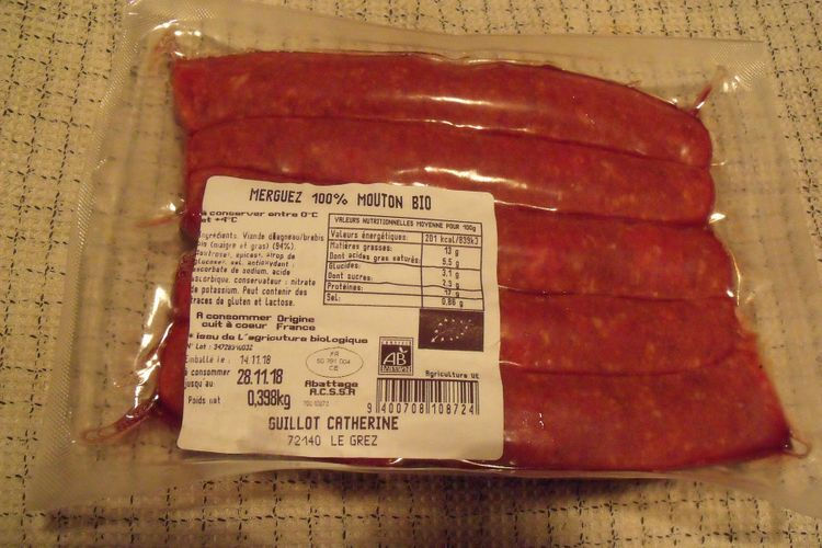 merguez de brebis