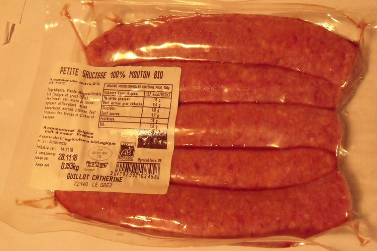 petite saucisse de brebis