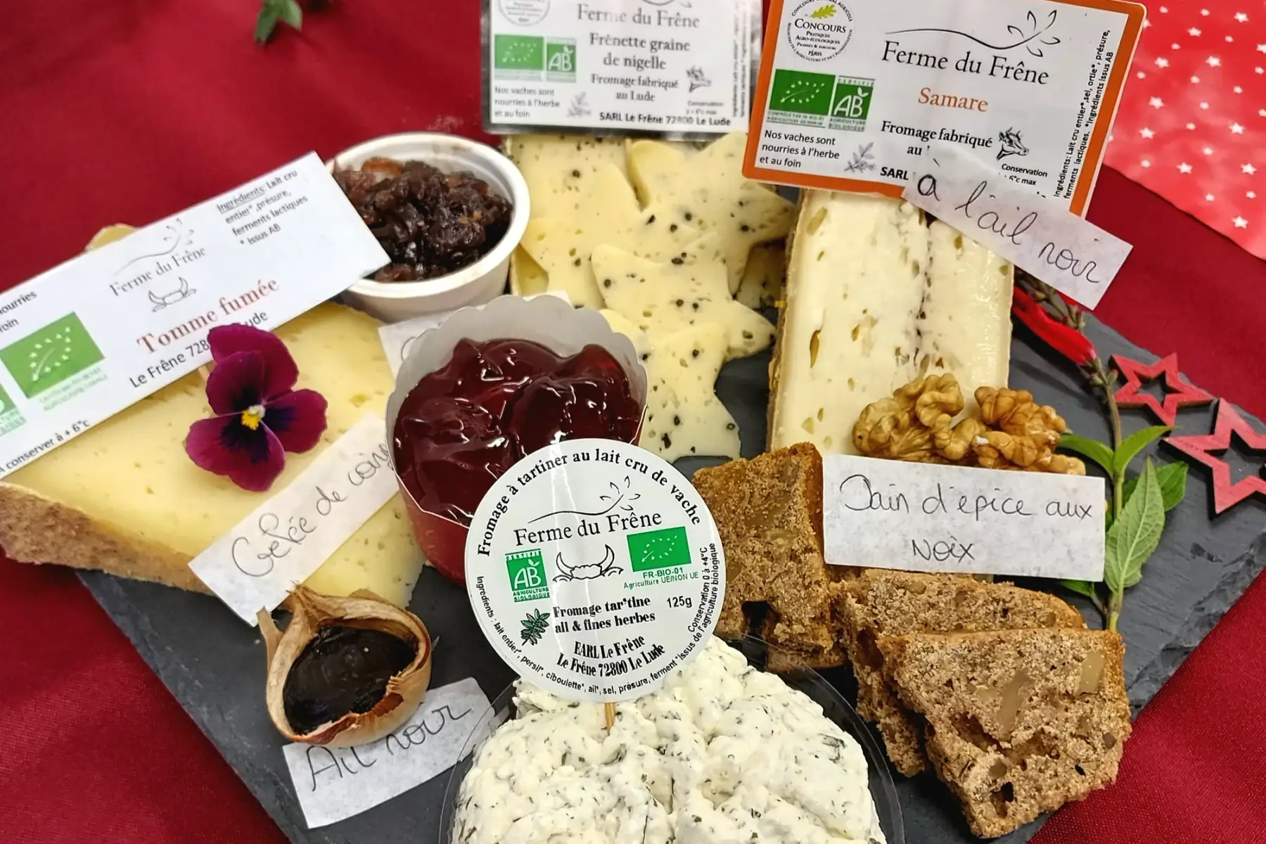 SPECIAL NOËL- 15 decembre au 4 janvier plateau de fromage pour 4 personnes