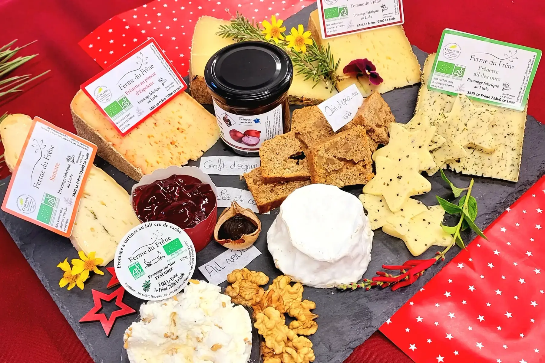 SPECIAL NOËL- du15 decembre au 4 janvier plateau de fromage pour 8 personnes