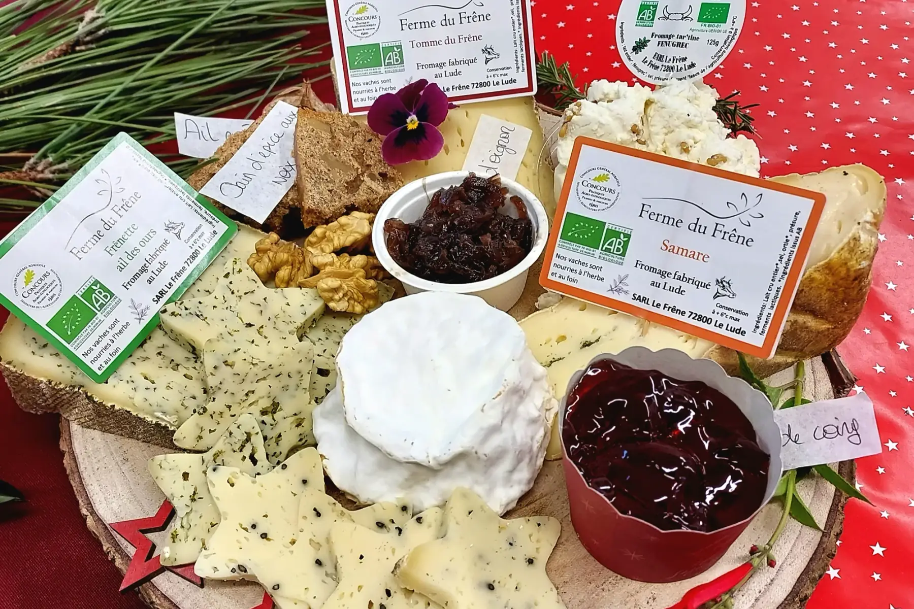 SPECIAL NOËL- du15 decembre au 4 janvier plateau de fromage pour 6 personnes