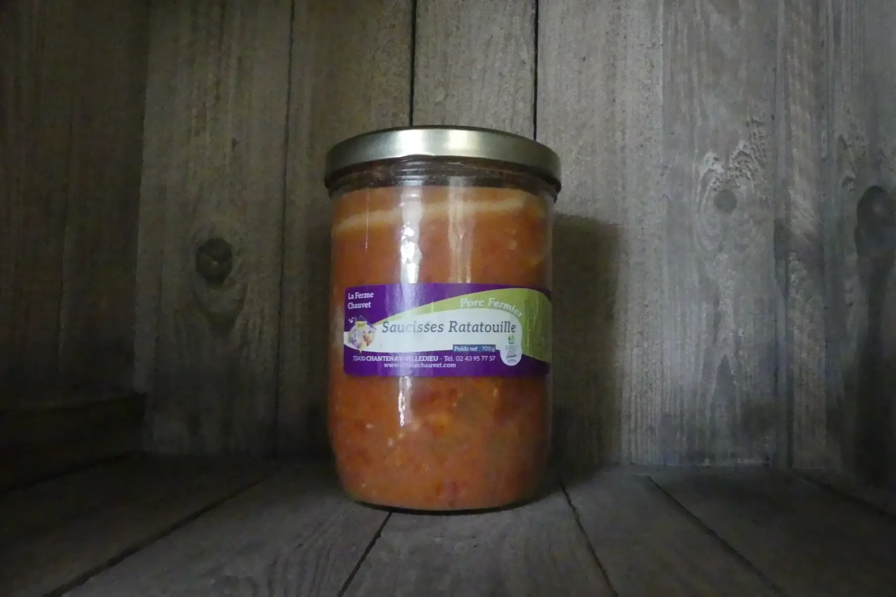 saucisses ratatouille