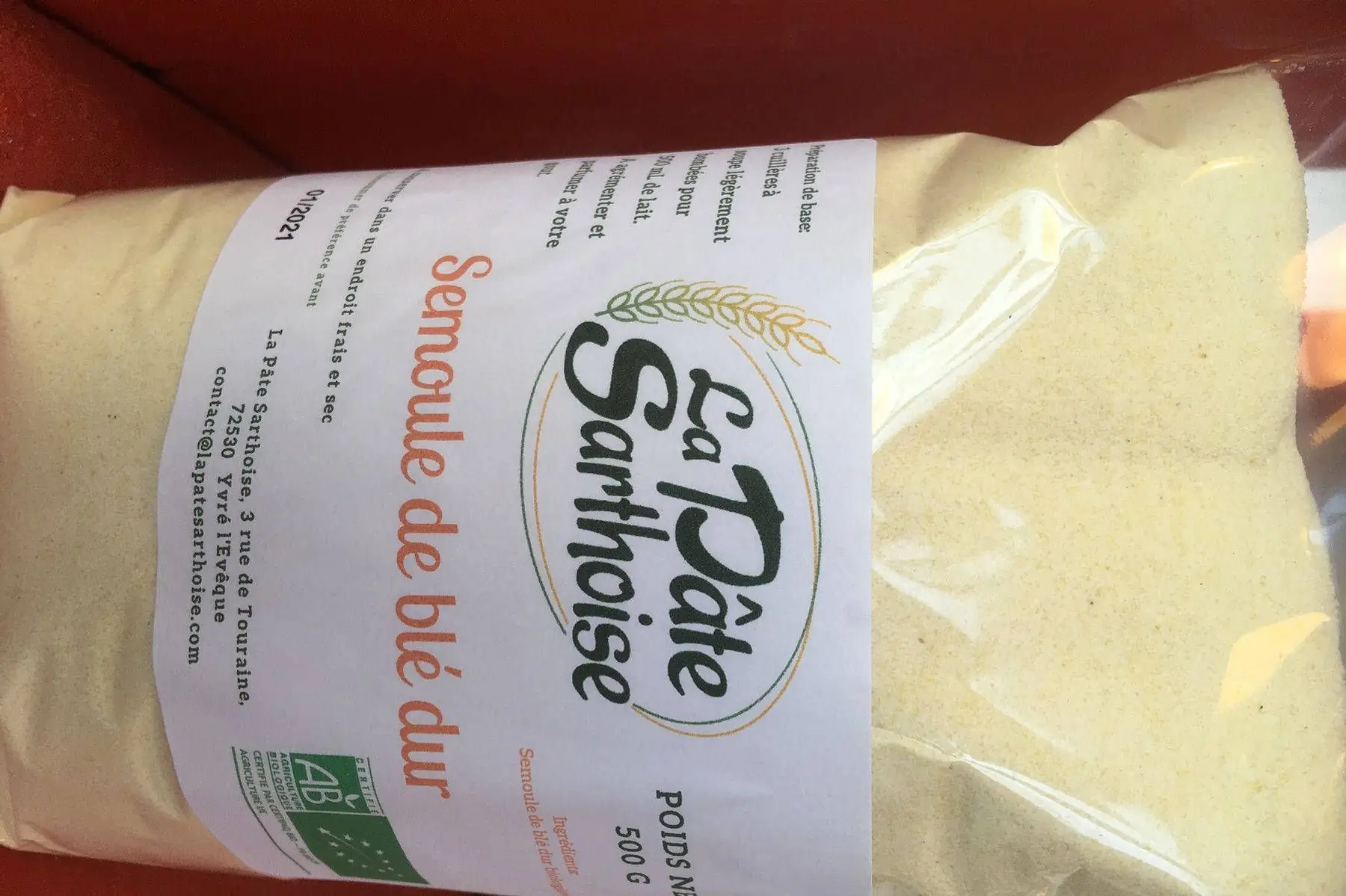 semoule de blé dur 500g