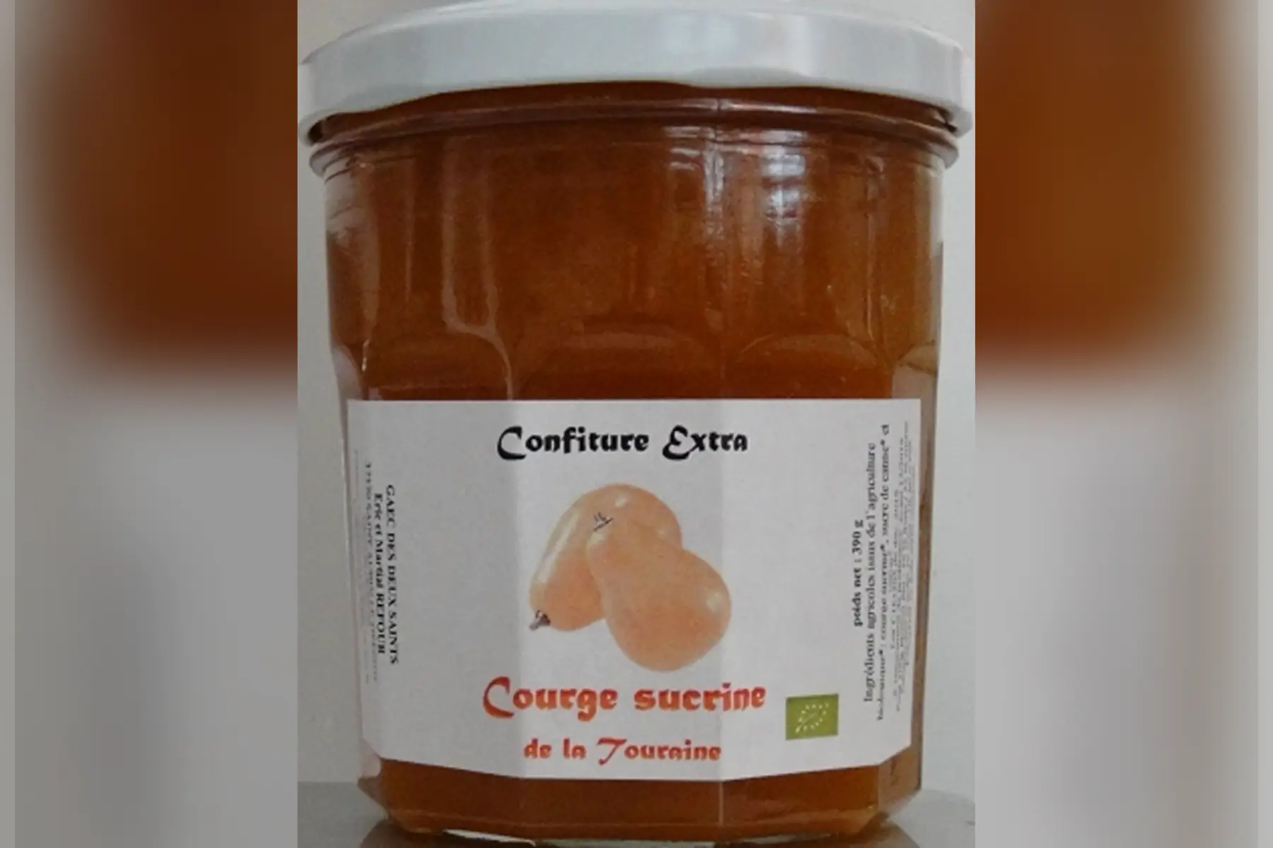 confiture extra courges bio
