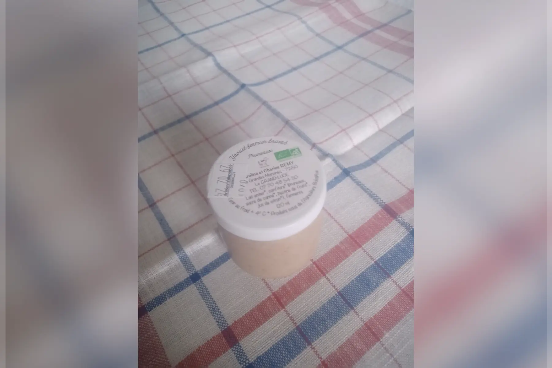 yaourt brassé pruneaux