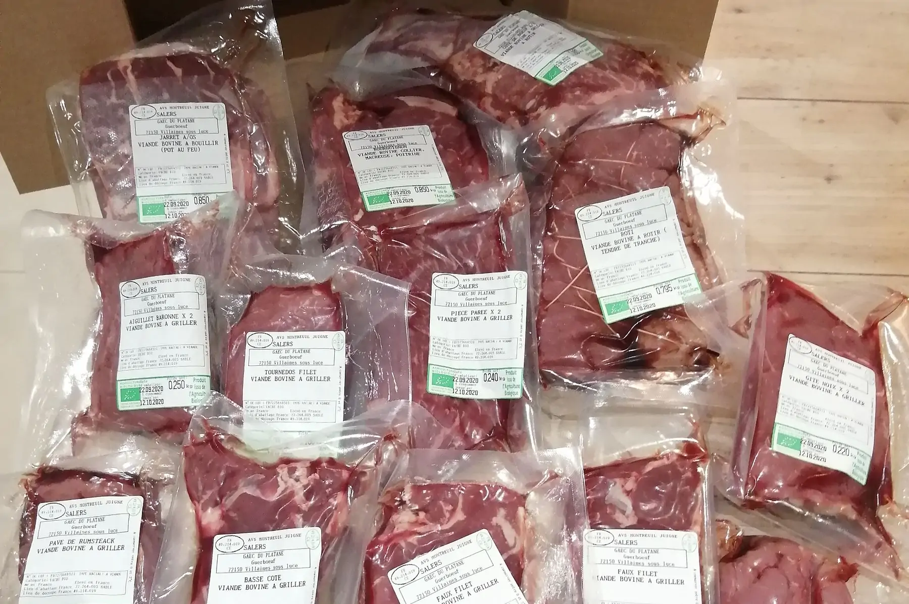 boeuf ab race salers  fondue