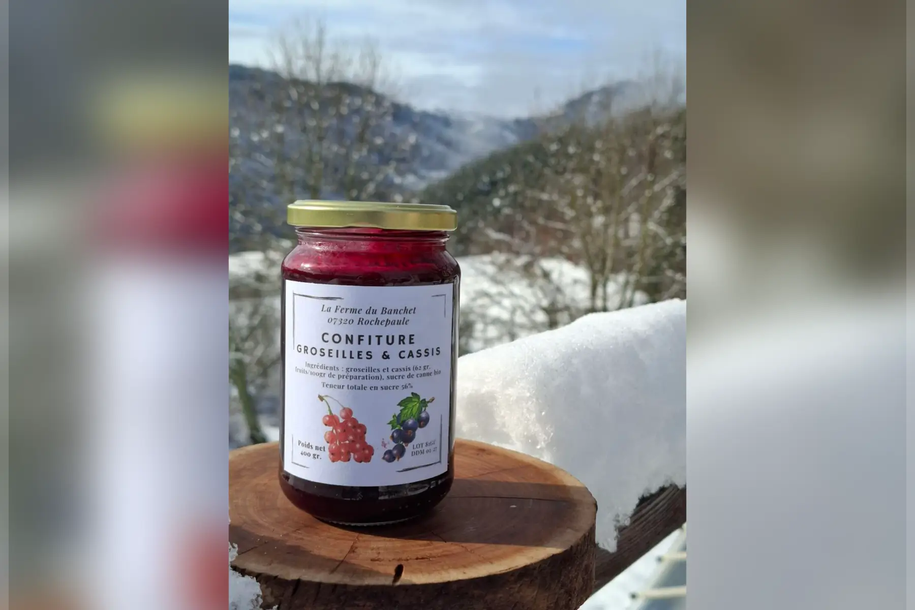 Confiture groseilles & cassis