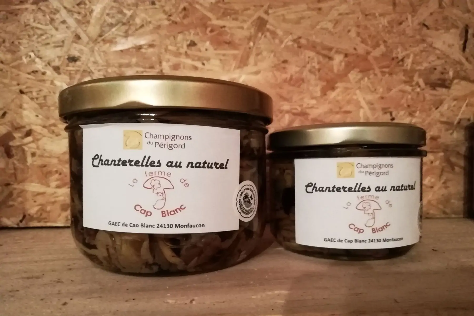 chanterelles au naturel