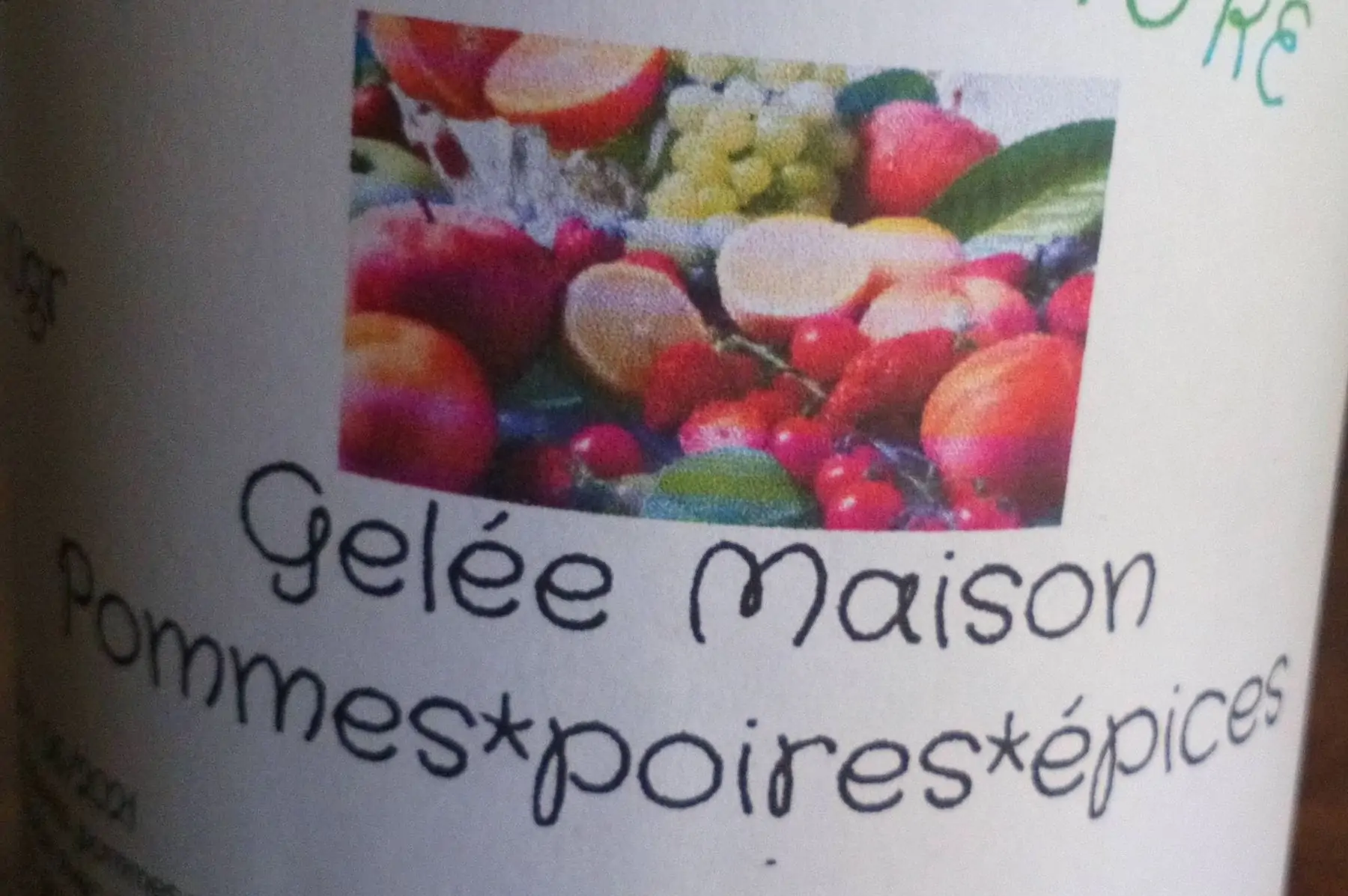 gelée pommes poires épices