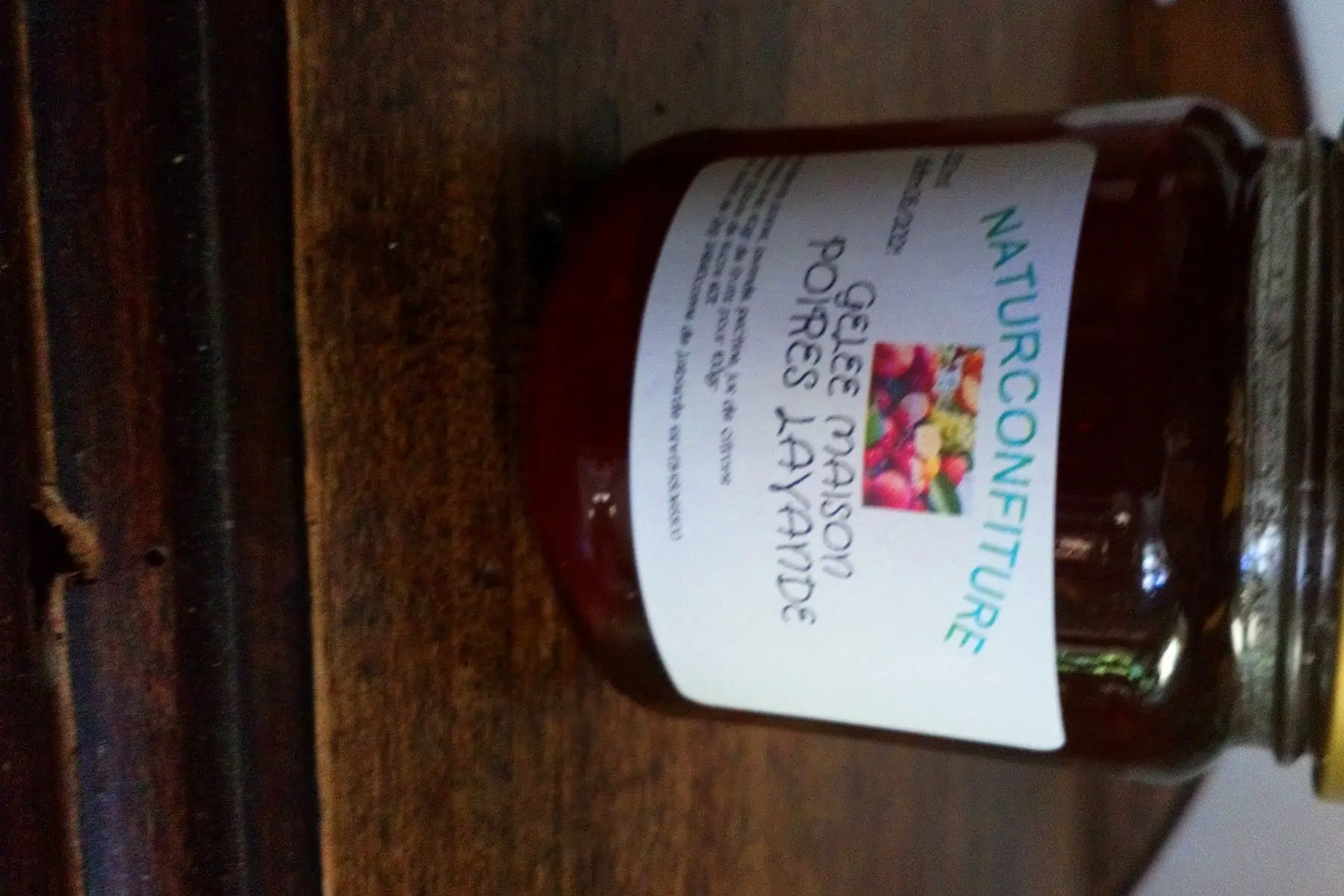 gelée de poires lavande