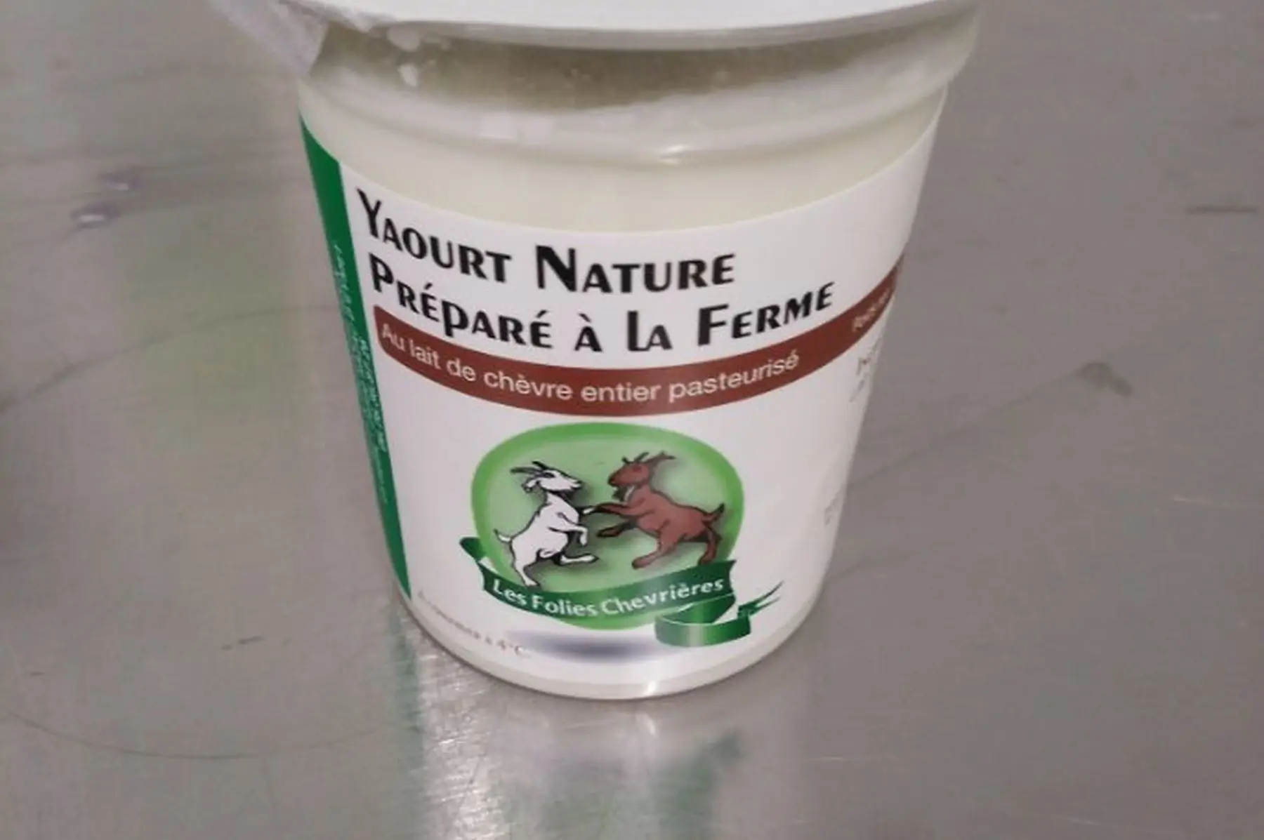 yaourt au lait de chèvre nature