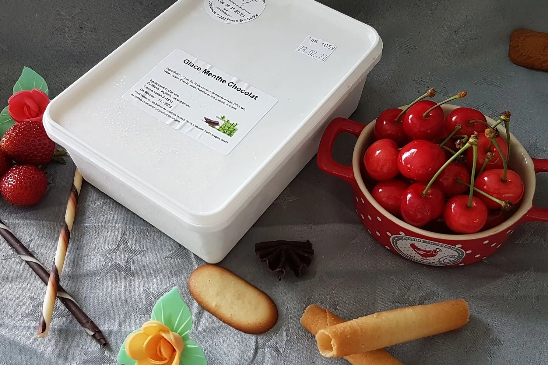 crème glacée bac 1 litre