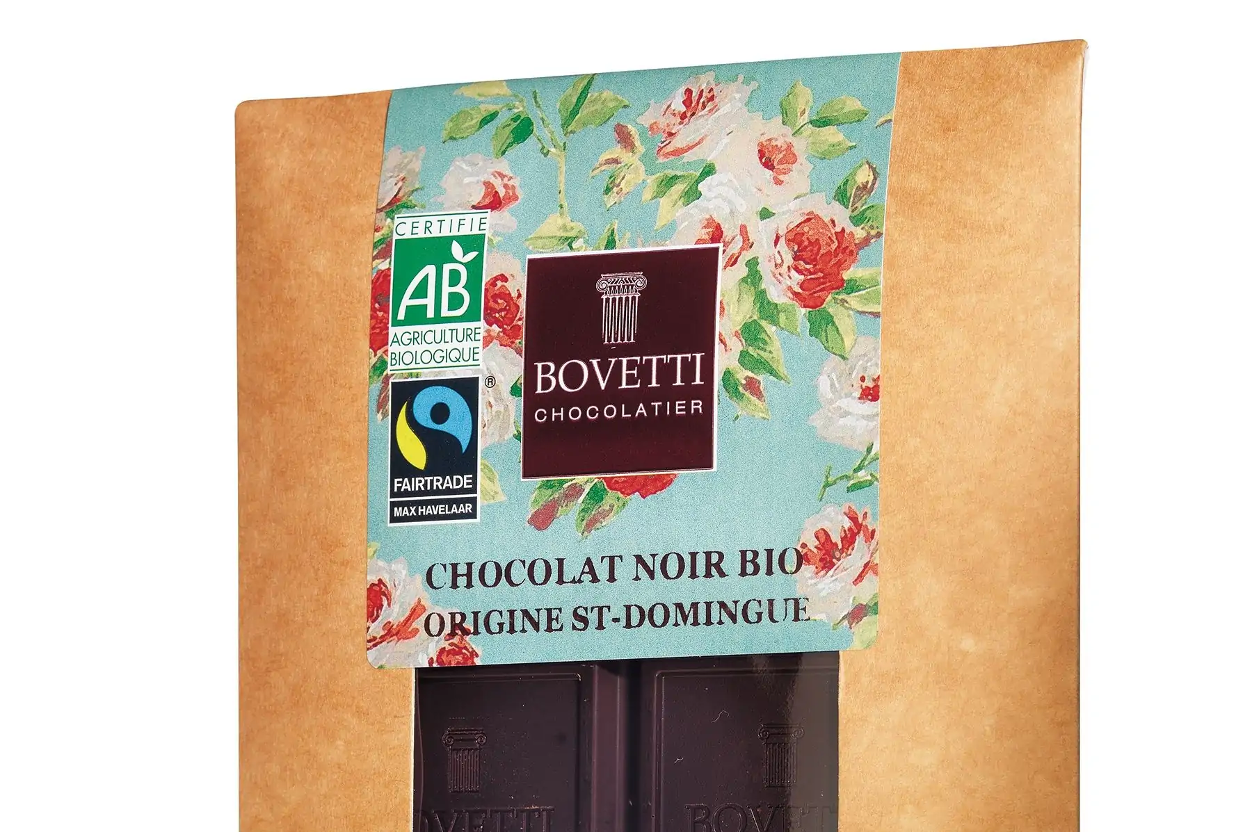 tablette chocolat noir origine st domingue 73% 100g