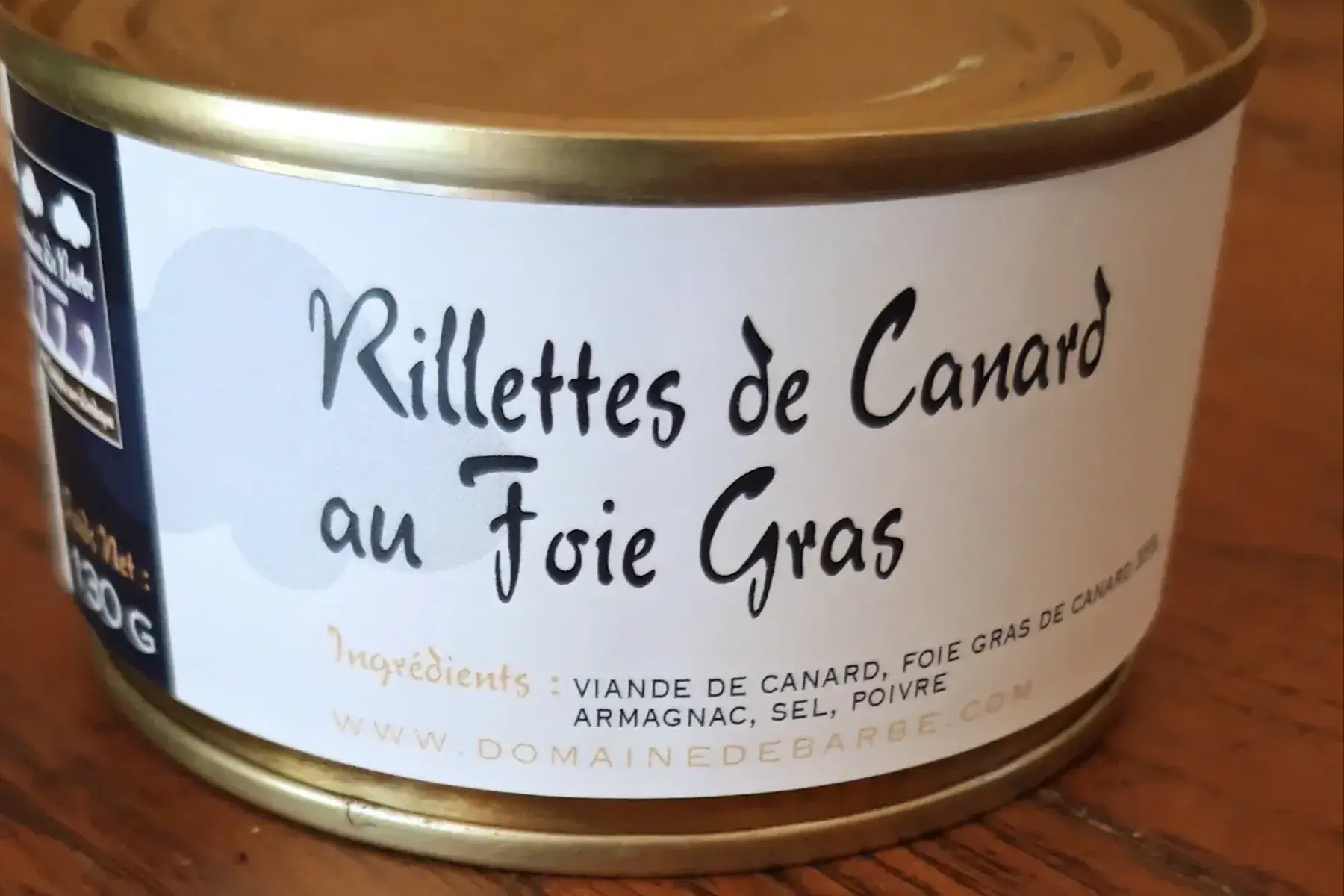 rillettes de canard au foie gras