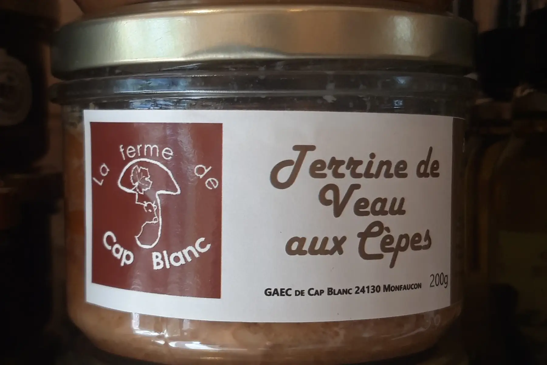 terrine de veau aux cèpes