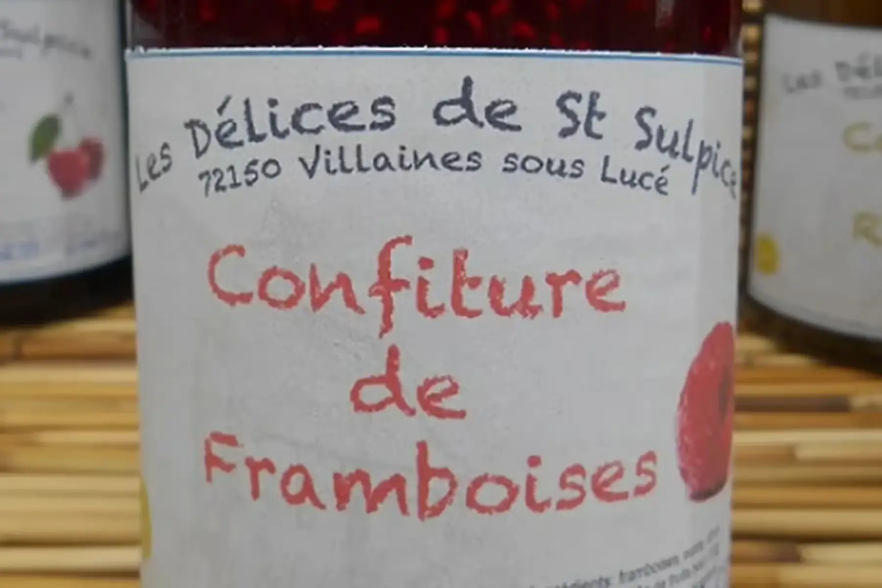 confiture de framboises