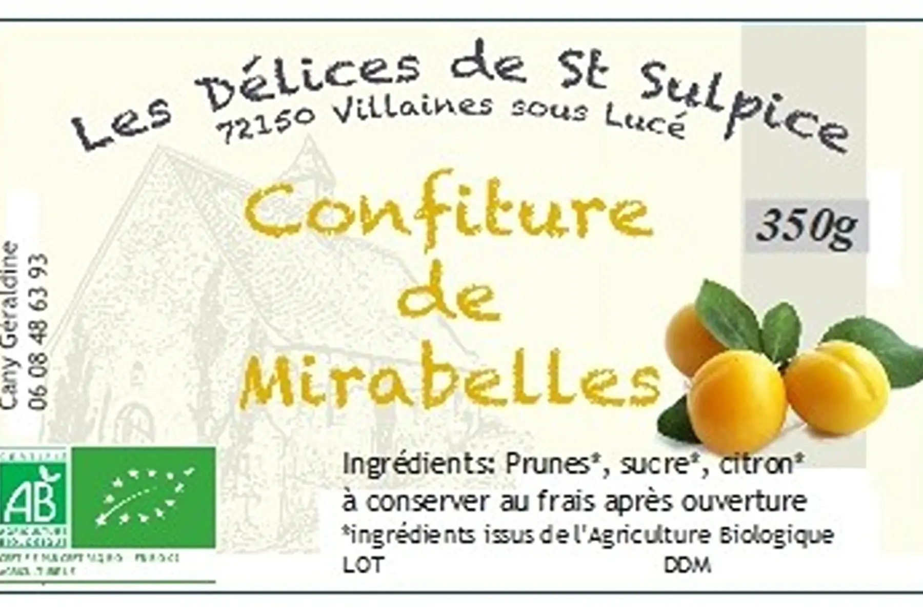 Confiture de Mirabelles