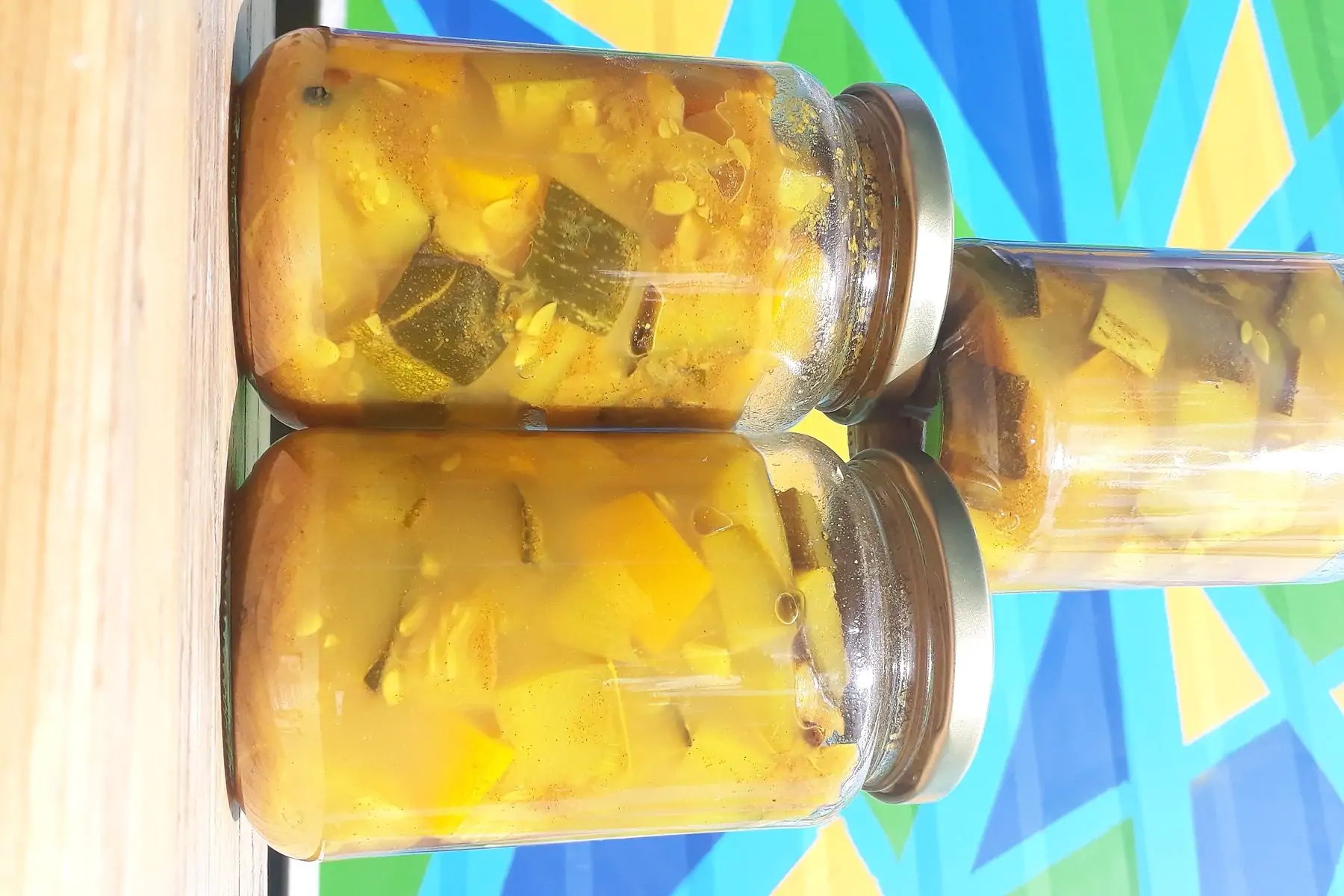 zcourgettes à l'aigre douce