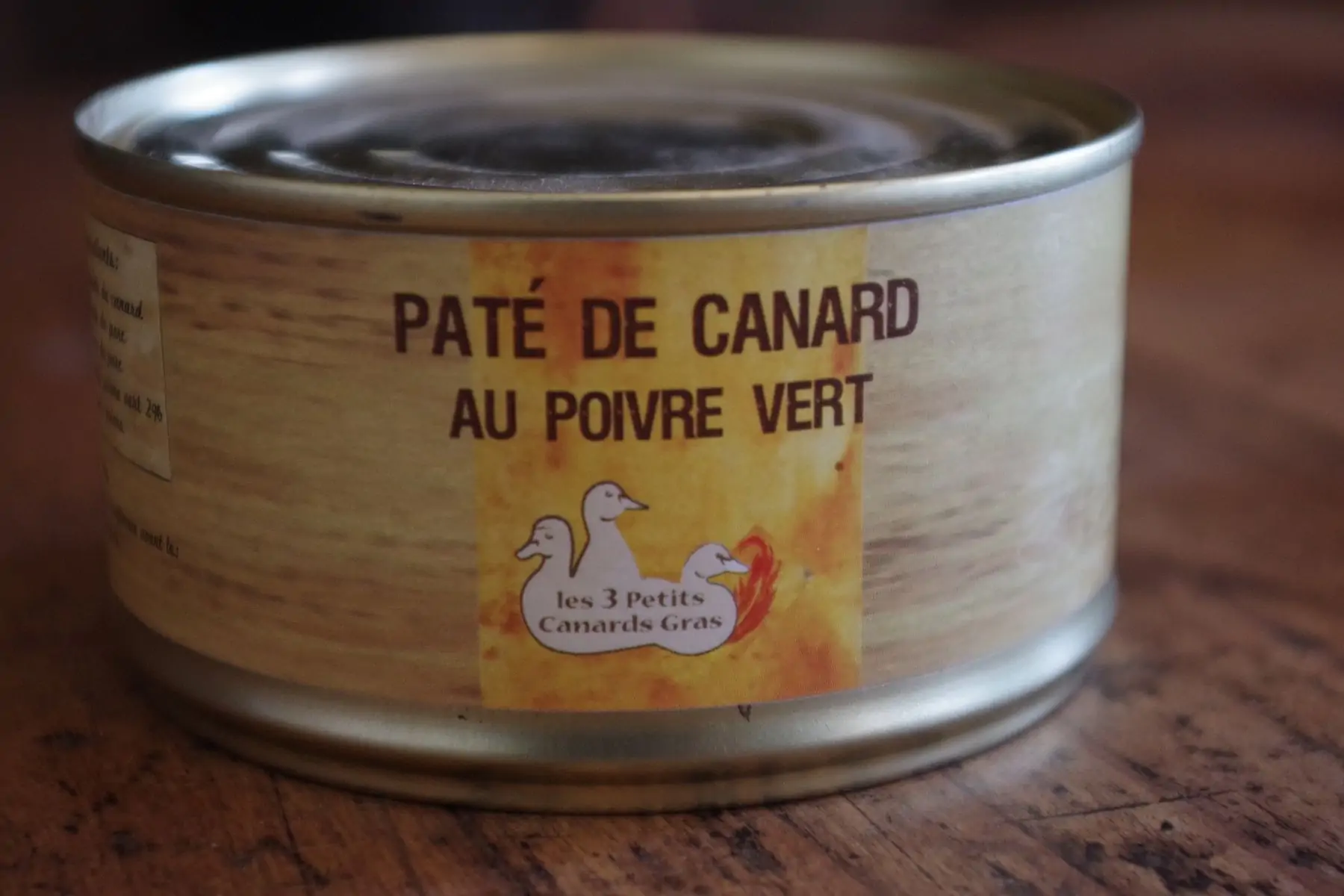 rr/ pâté de canard au poivre vert 180g