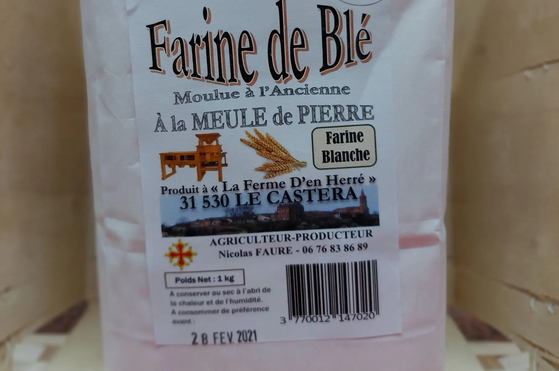 farine de ble blanche (t65) bio