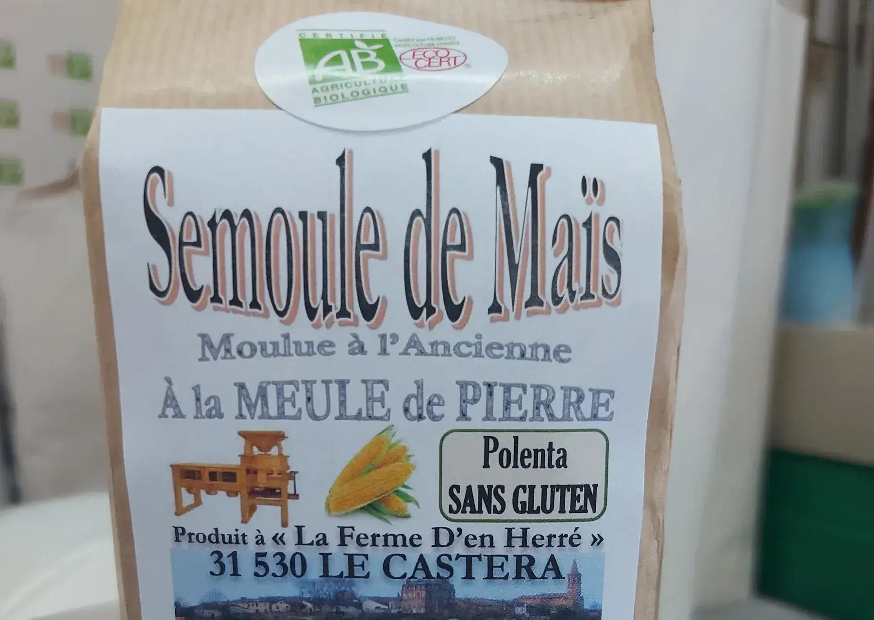 semoule de maïs polenta bio