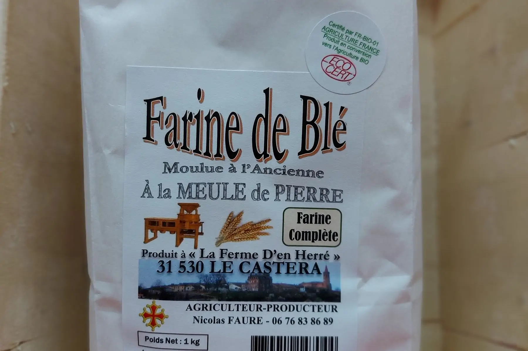 farine de ble complète (t110) bio
