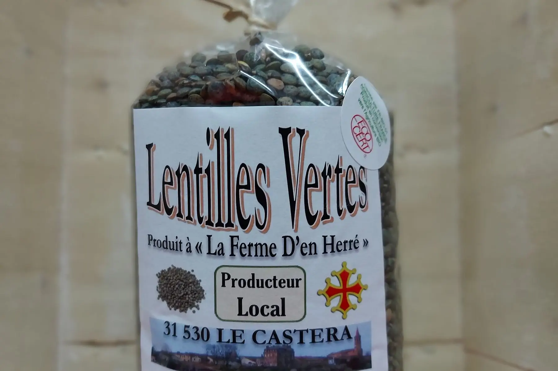 lentilles vertes bio