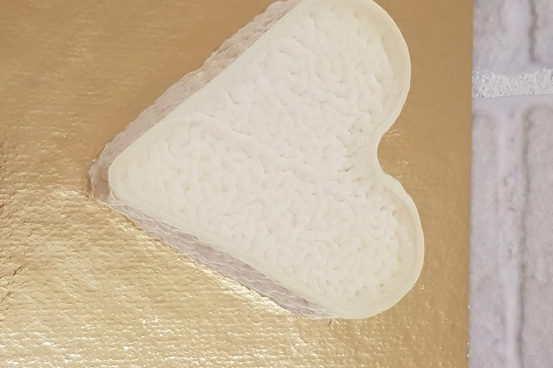 2 s "légèrement affiné" chèvre coeur (moyen)