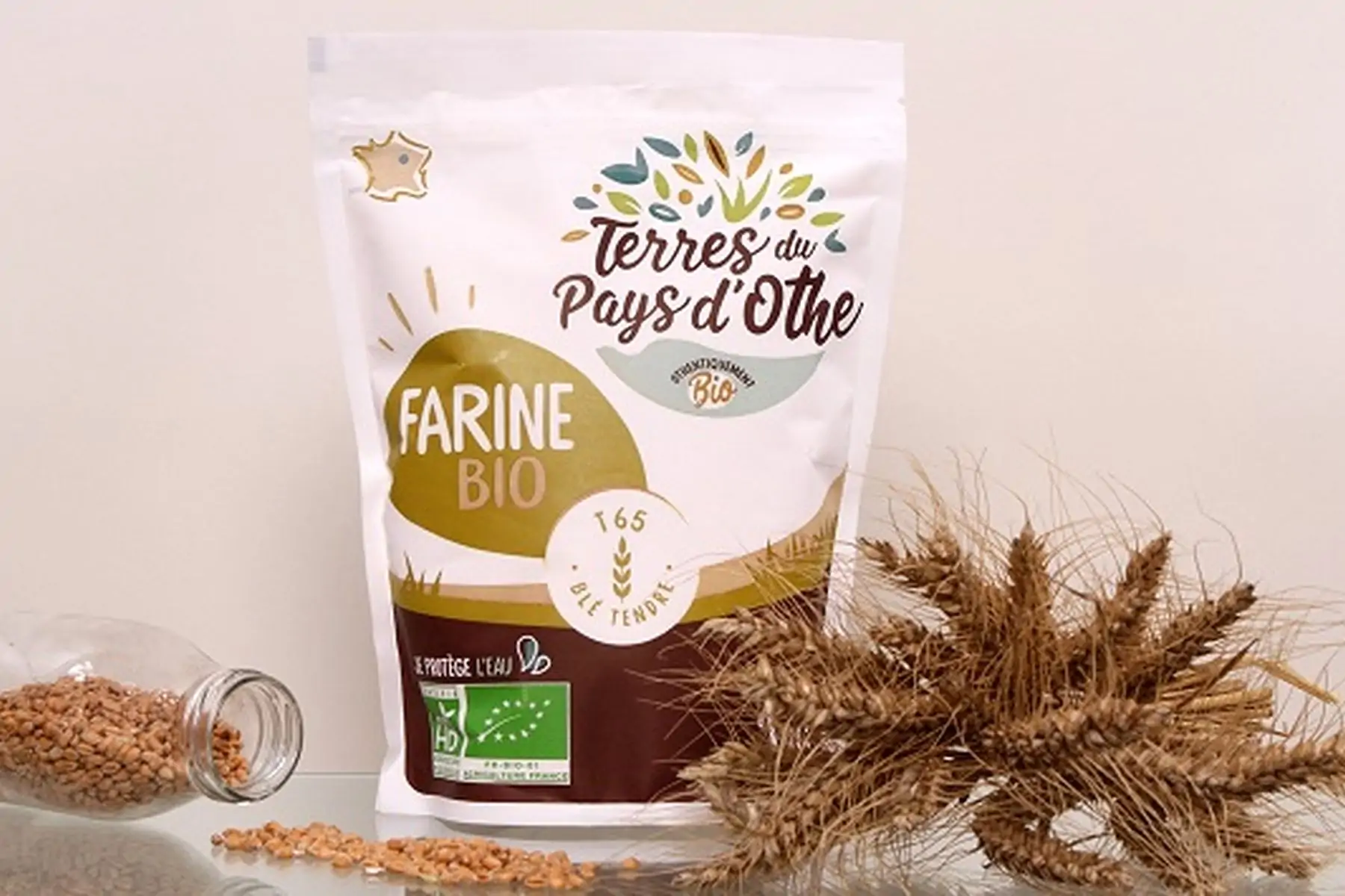 farine de blé tendre biologique  t65