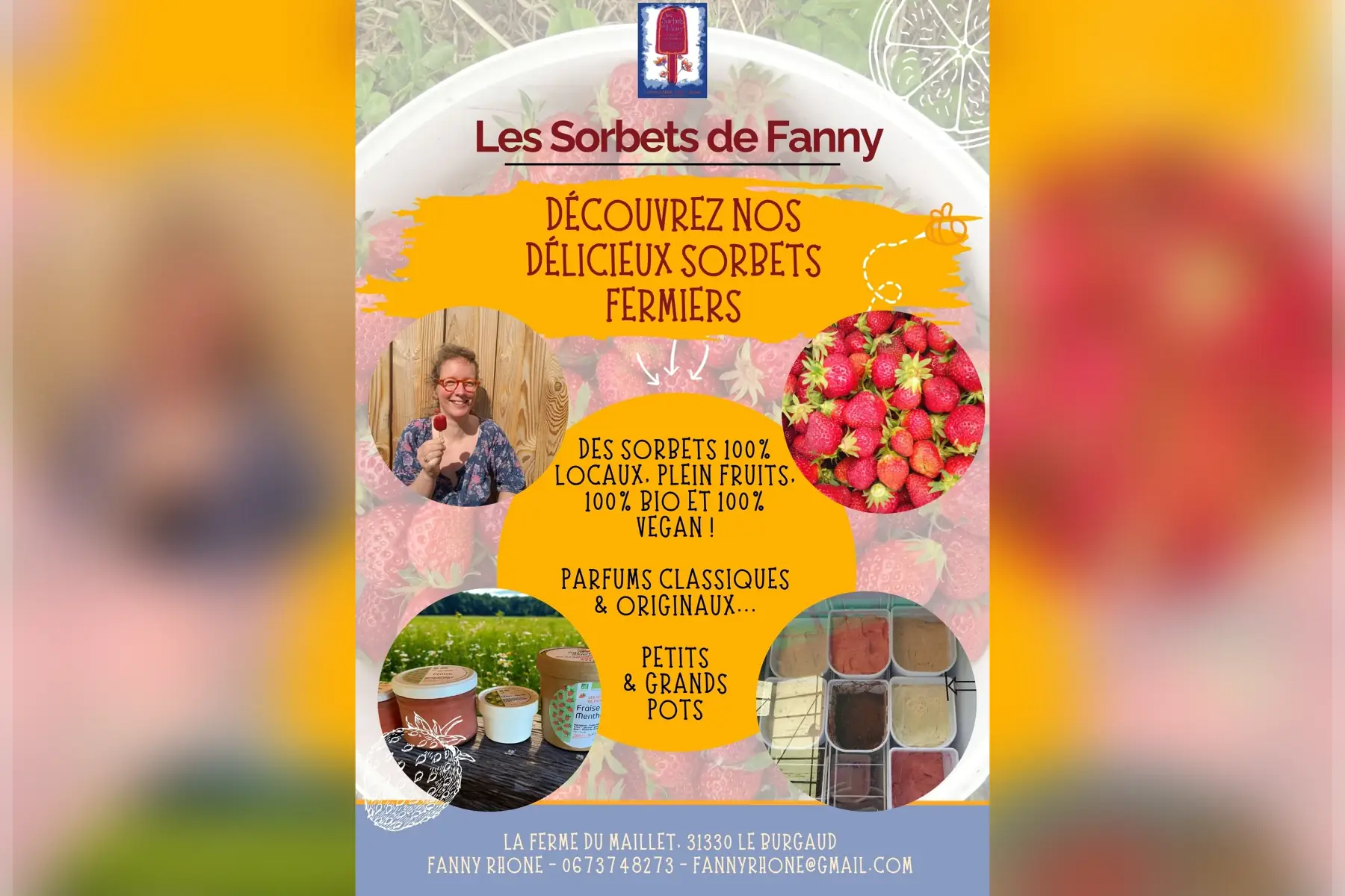 Les miels et les sorbets de Fanny