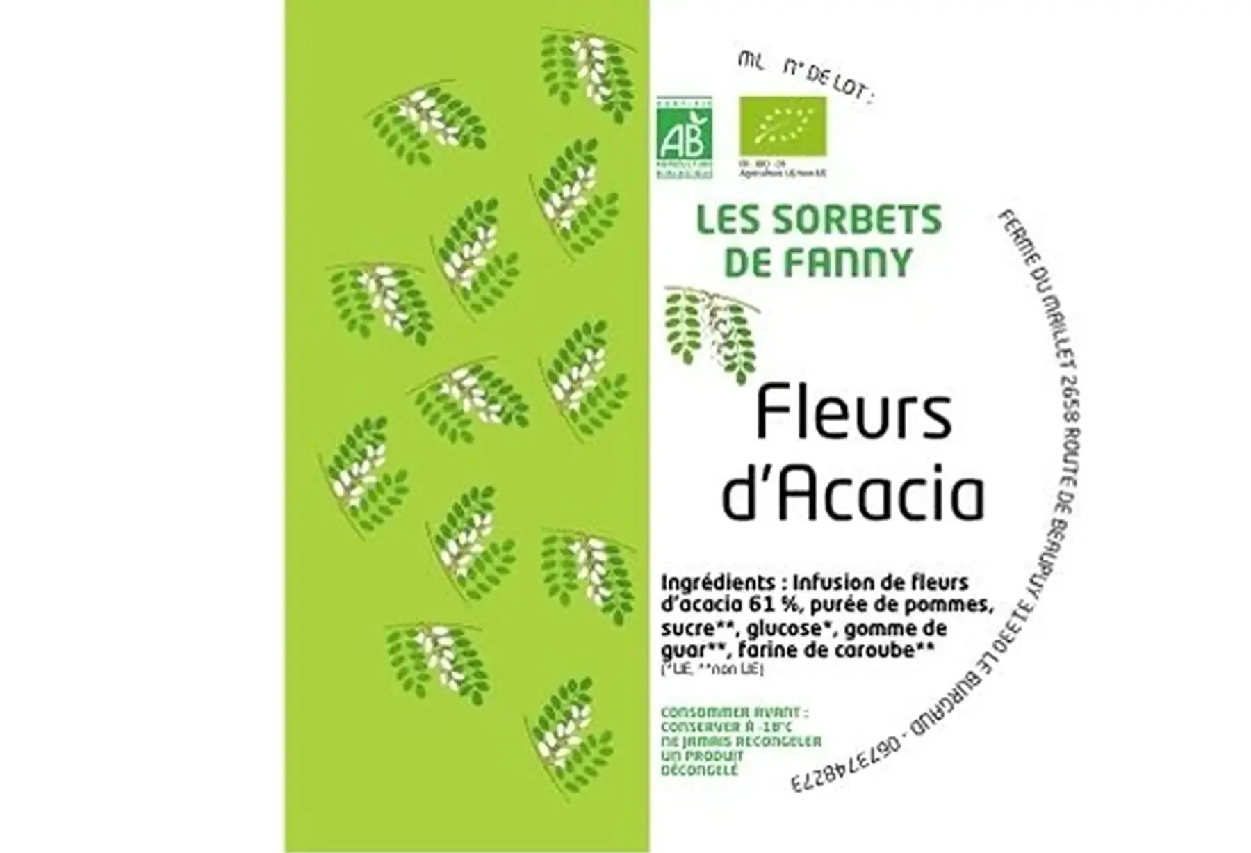 Sorbet Fleurs d'Acacia