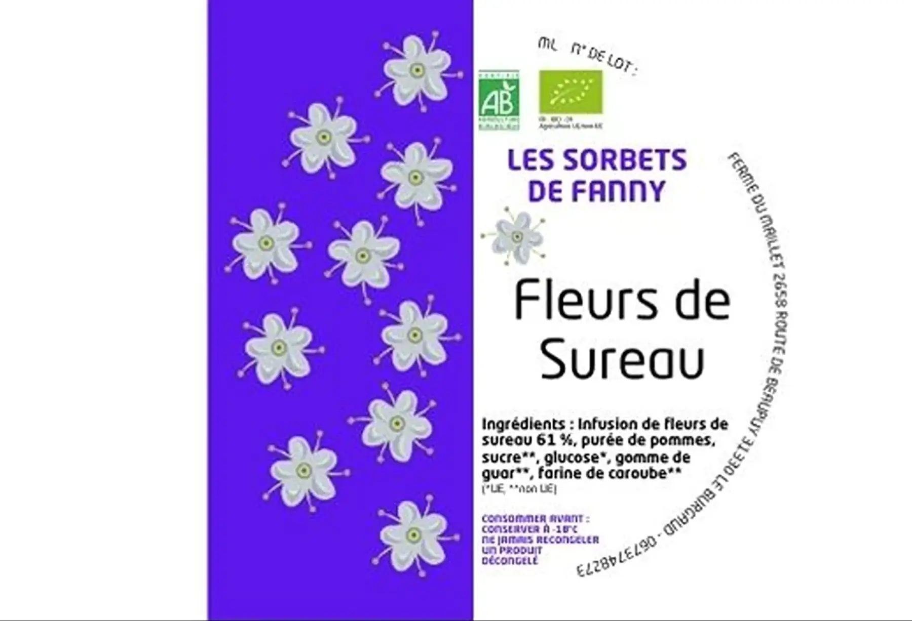 Sorbet Fleurs de Sureau