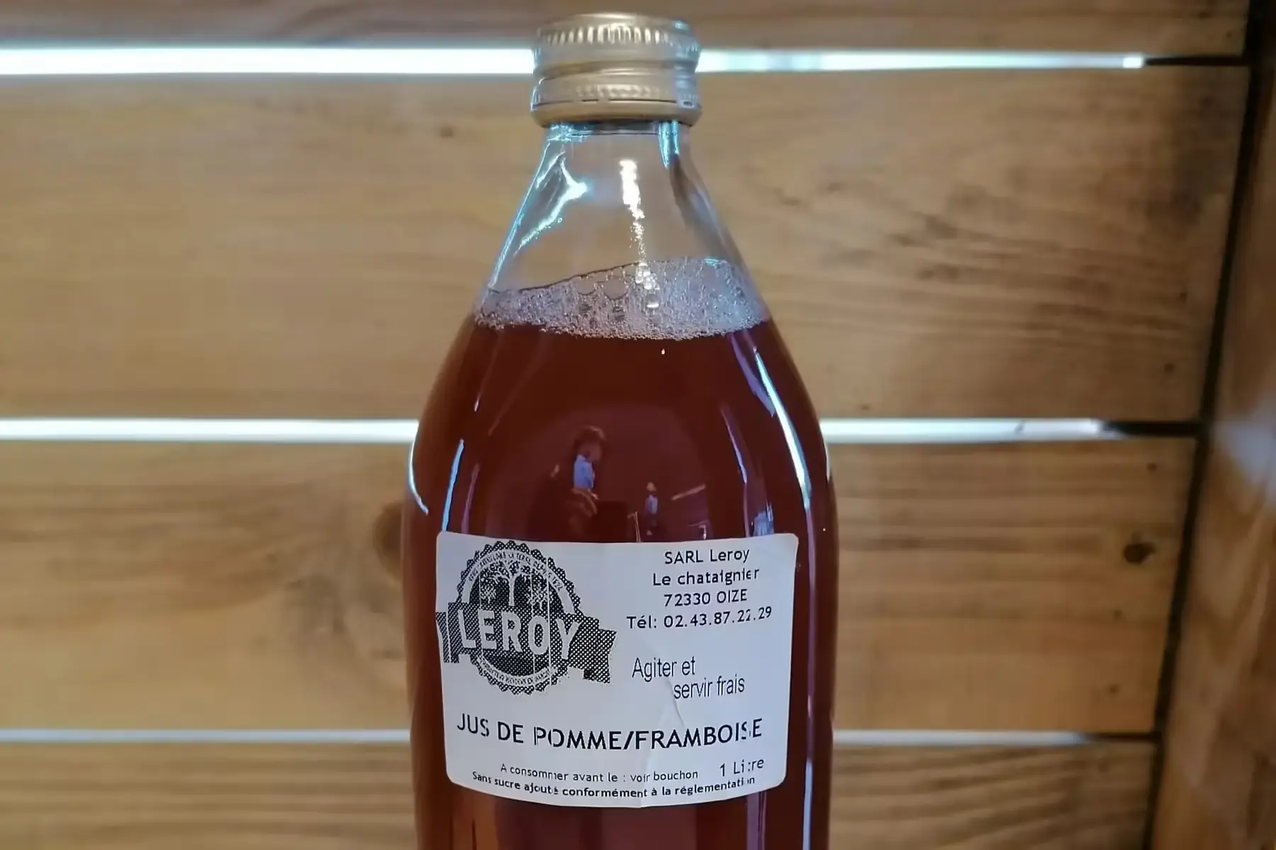 jus de pomme framboise