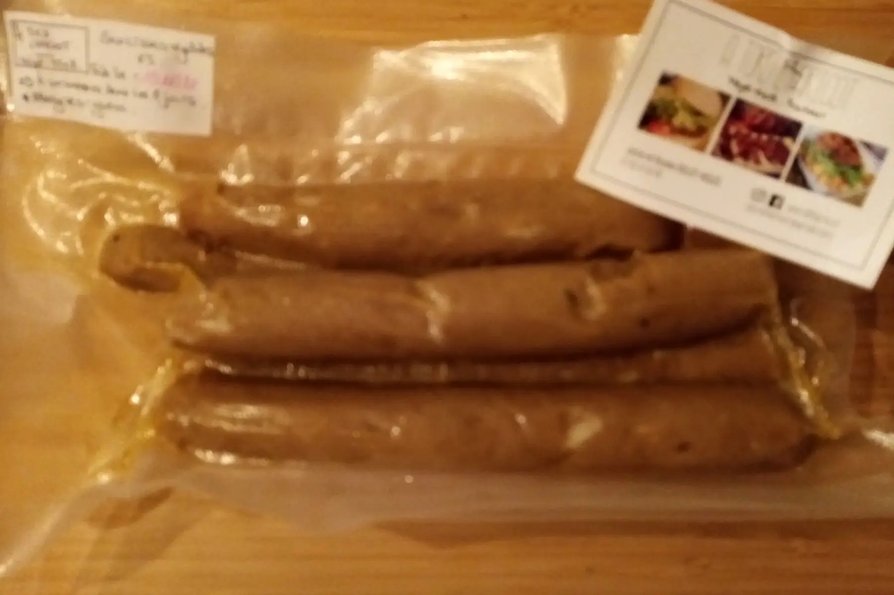 saucisses végétales