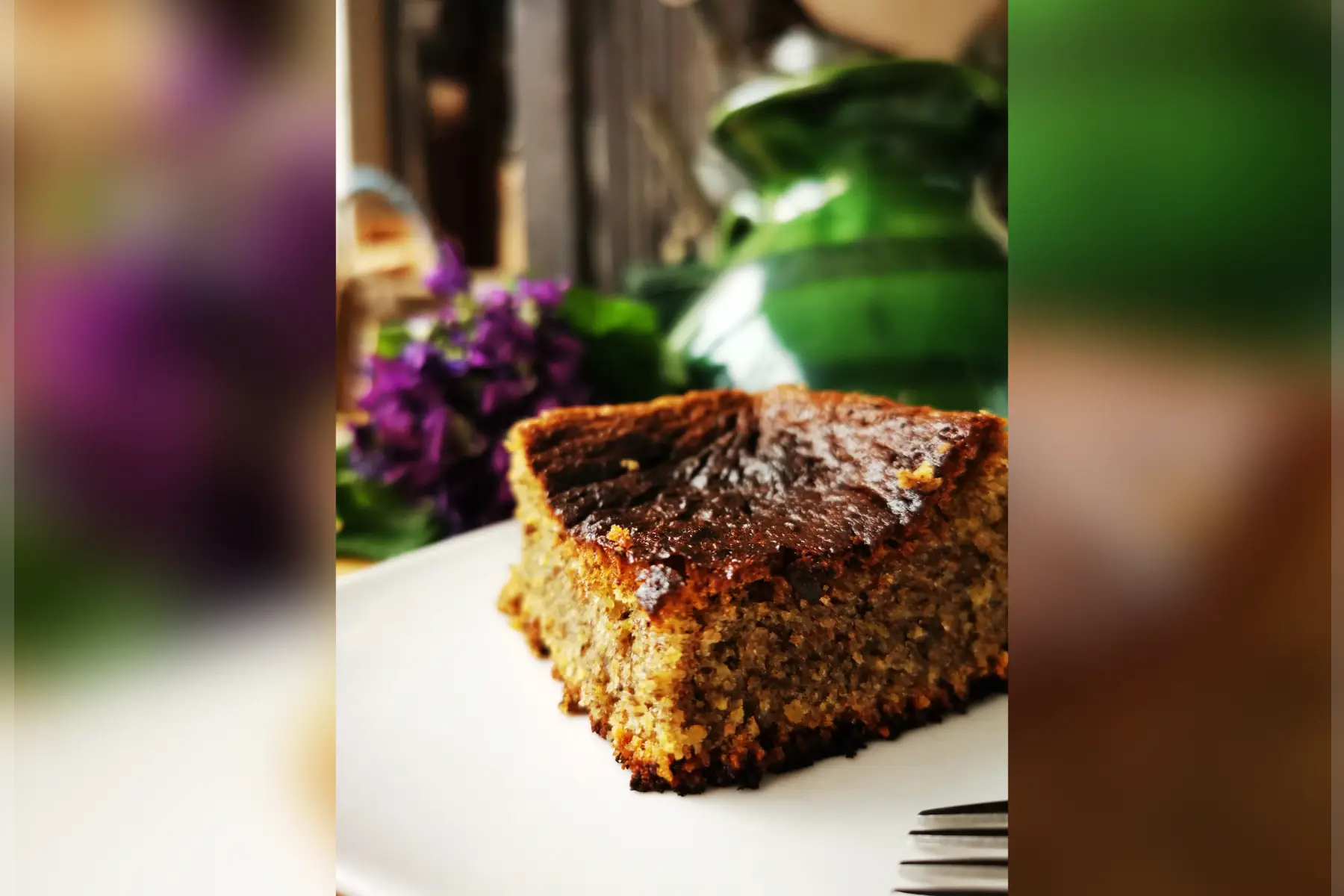 moelleux aux lentilles vertes et à la vanille vg sg