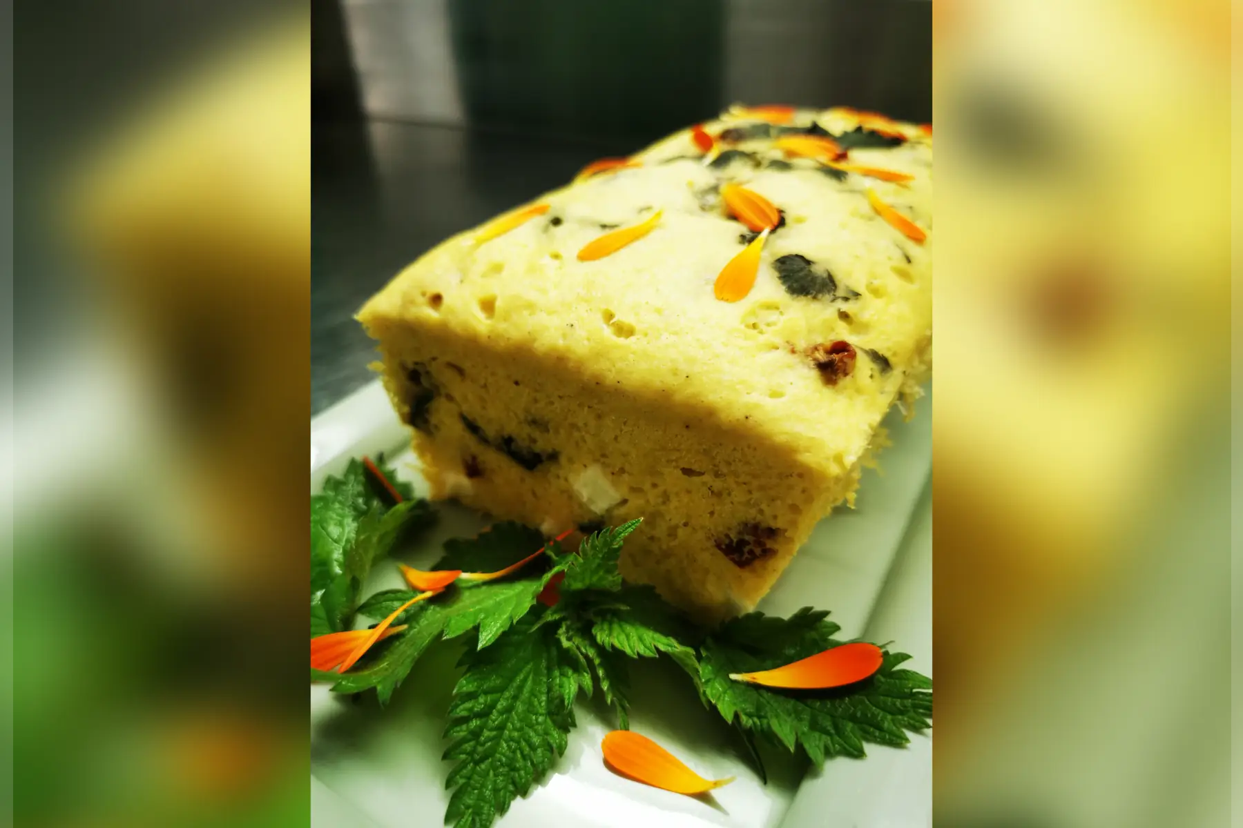 cake orties, tomates séchées et féta cuisson vapeur douce 8 à 10 parts vg sg