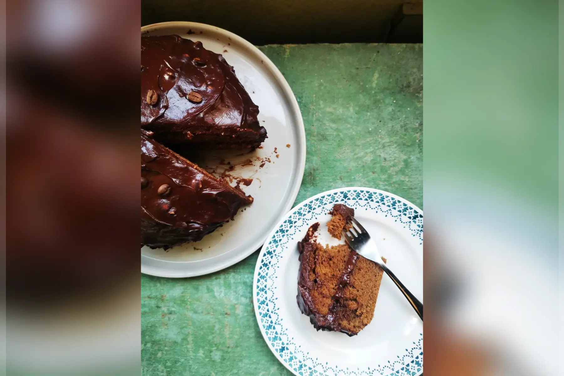 layer cake au café et au chocolat cuit à la vampeur douce 8 à 10 parts vg sg