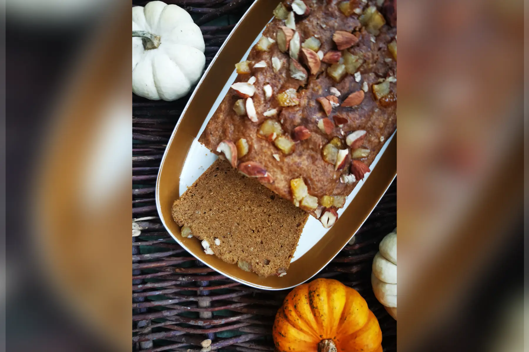 pumpkin cake ou cake à la citrouille cuit à la vapeur douce 8 à 10 parts vg sg