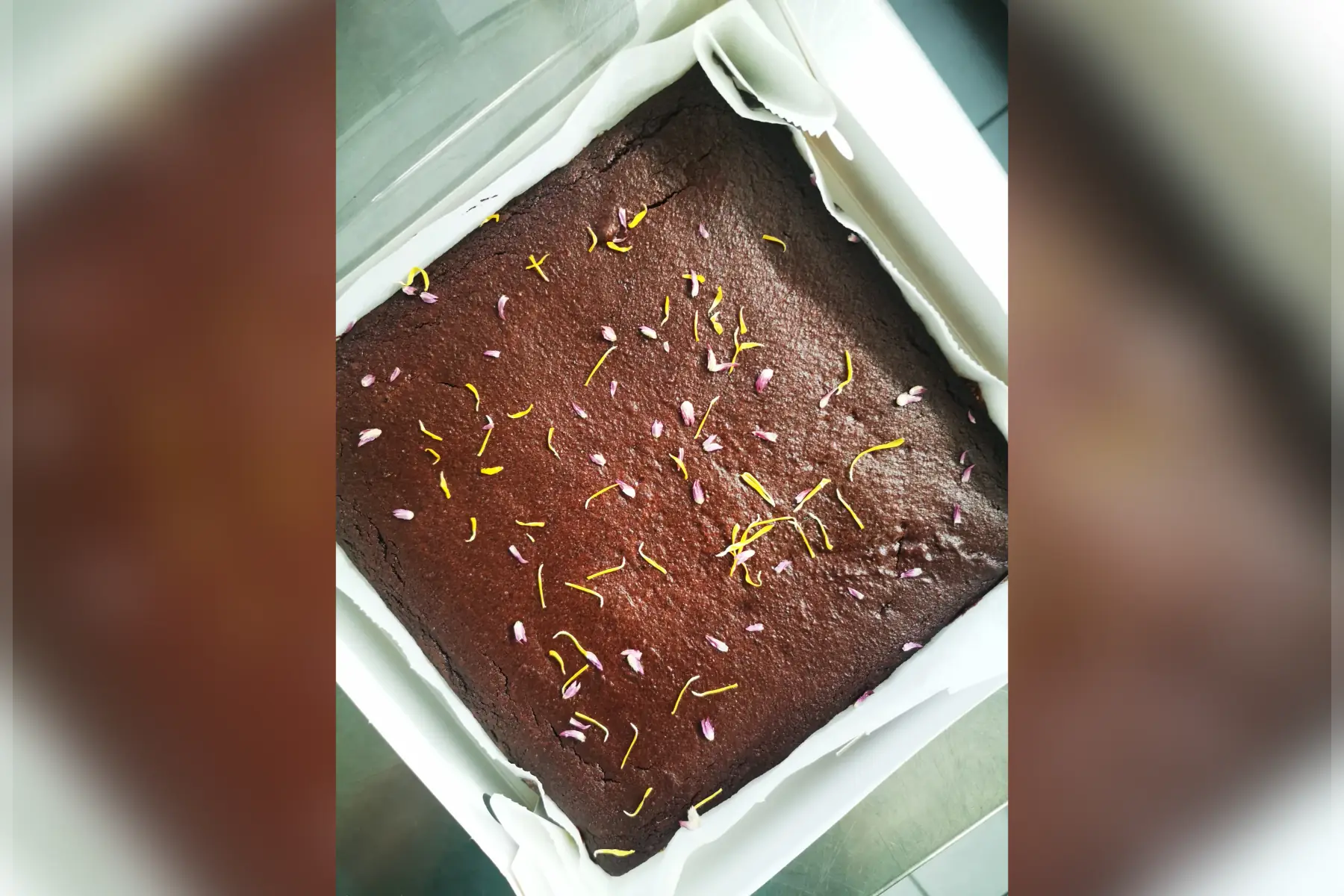 brownie à la betterave et au chocolat 9 à 12 parts vg sg