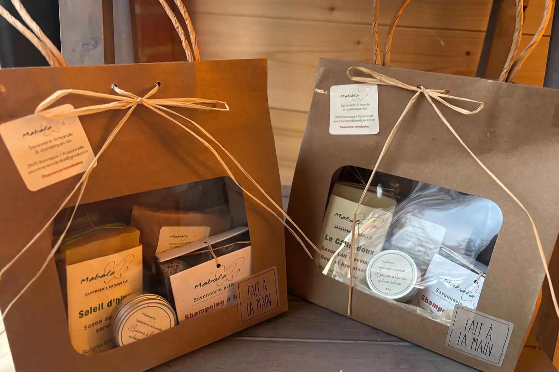 Coffret savons et cosmétiques (4 produits)