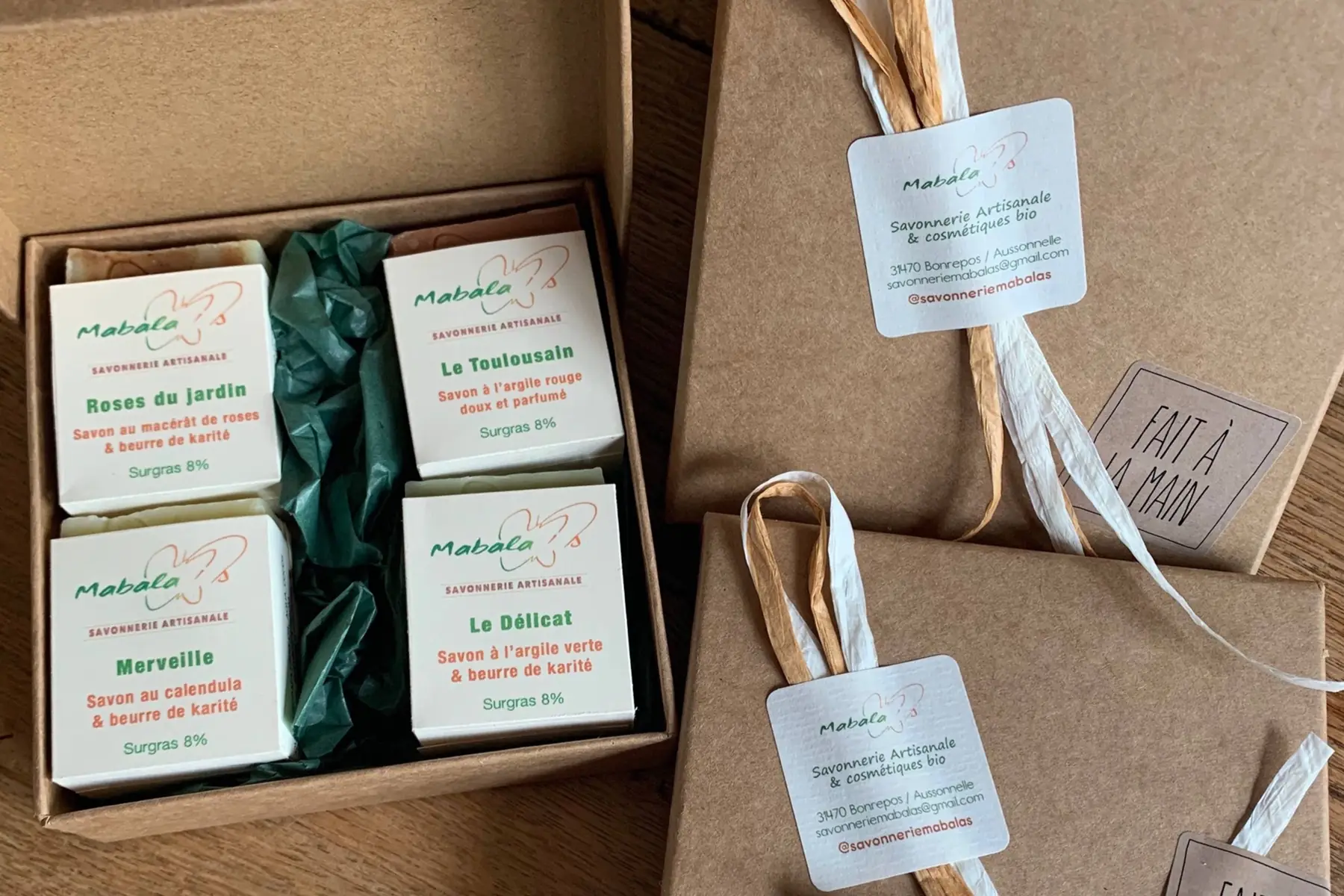 coffret découverte 4 savons 50 g