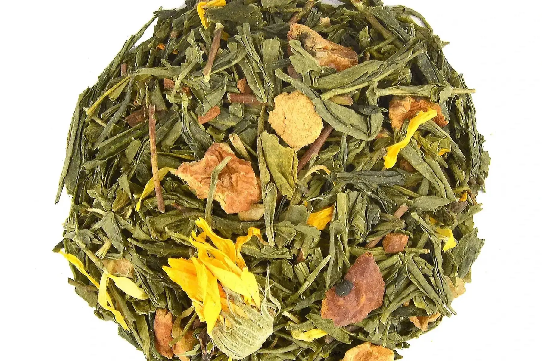 thé vert - amandine cookie bio - saveur amande-vanille