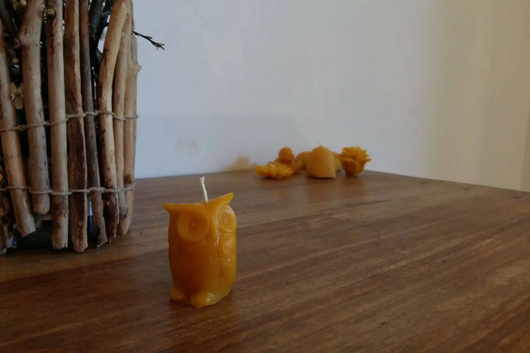 bougie "hibou"