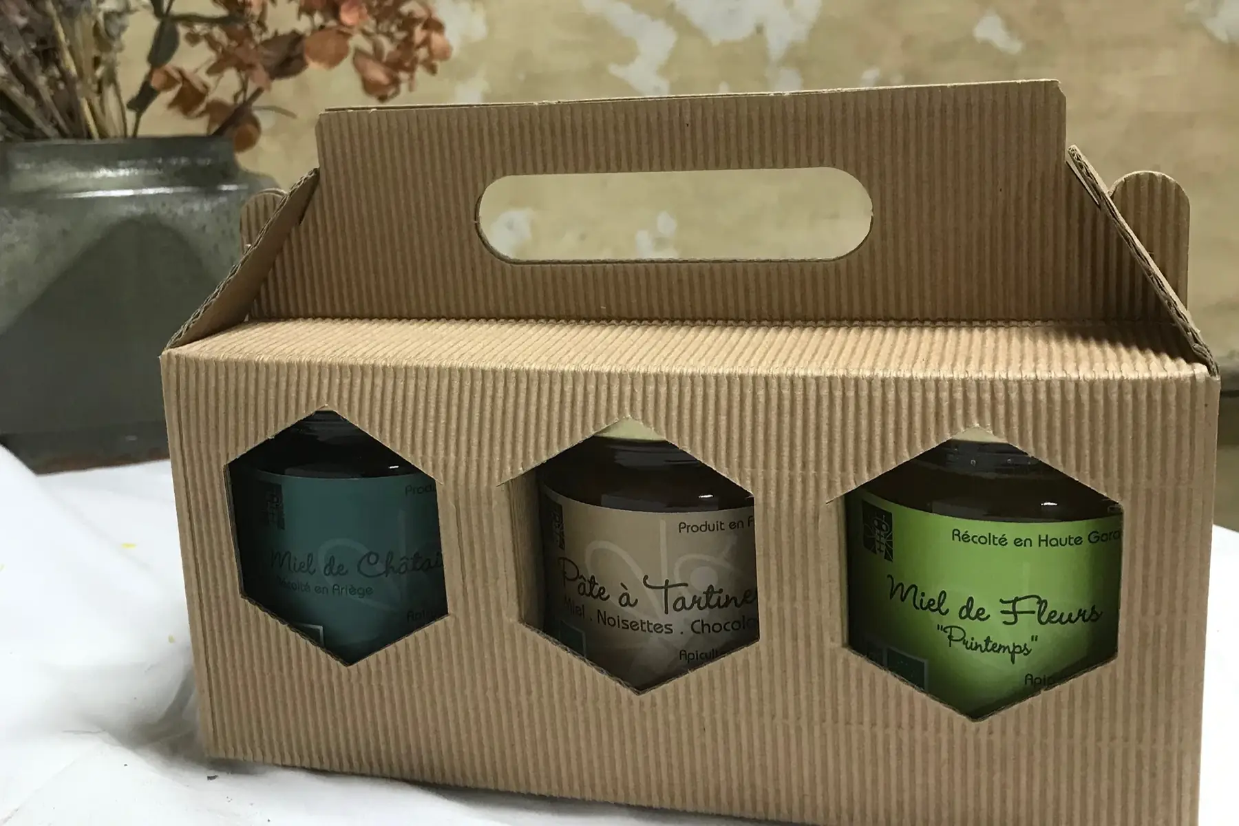 coffret 2 miels & pâte à tartiner