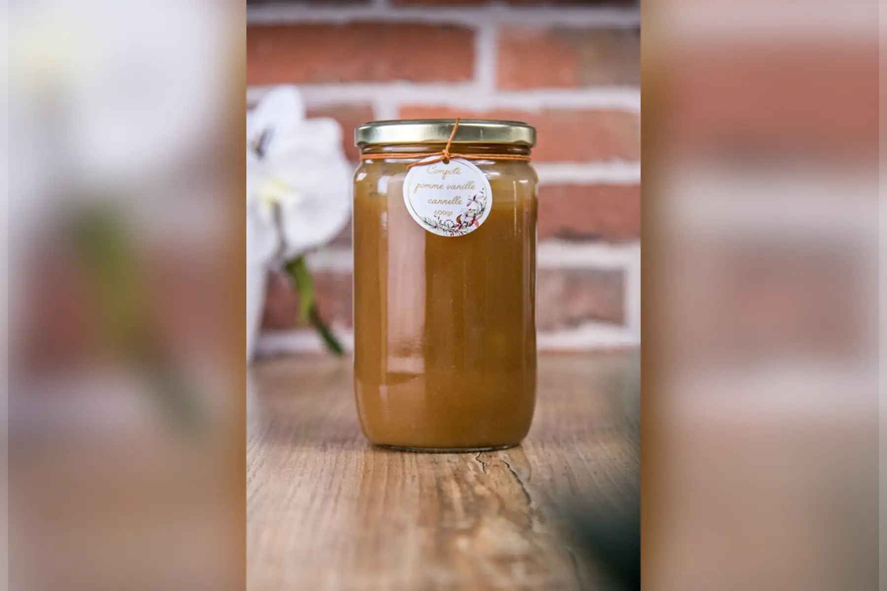 Compote pomme vanille et touche de cannelle