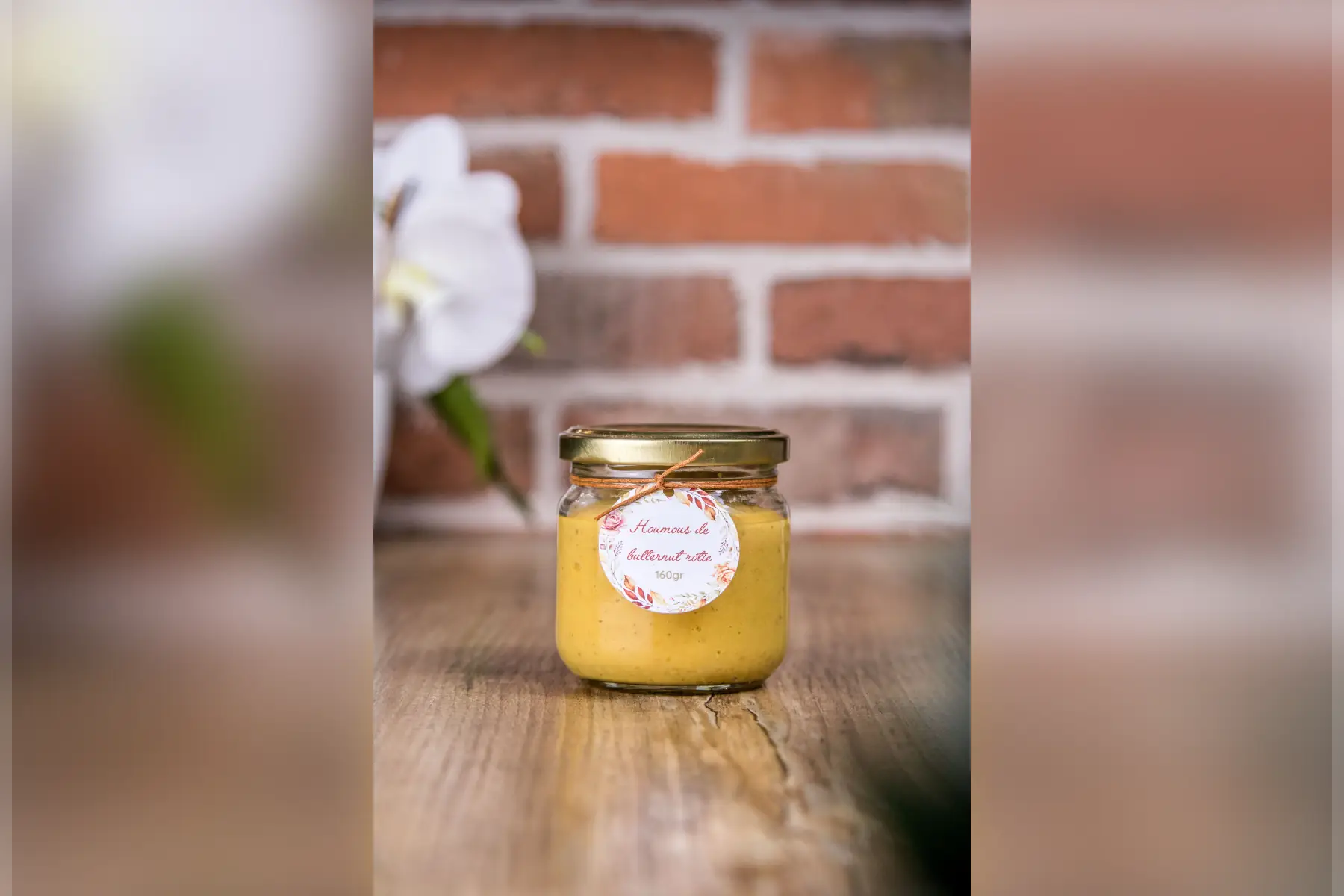 houmous de butternut rôtie aux lentilles corail 160gr