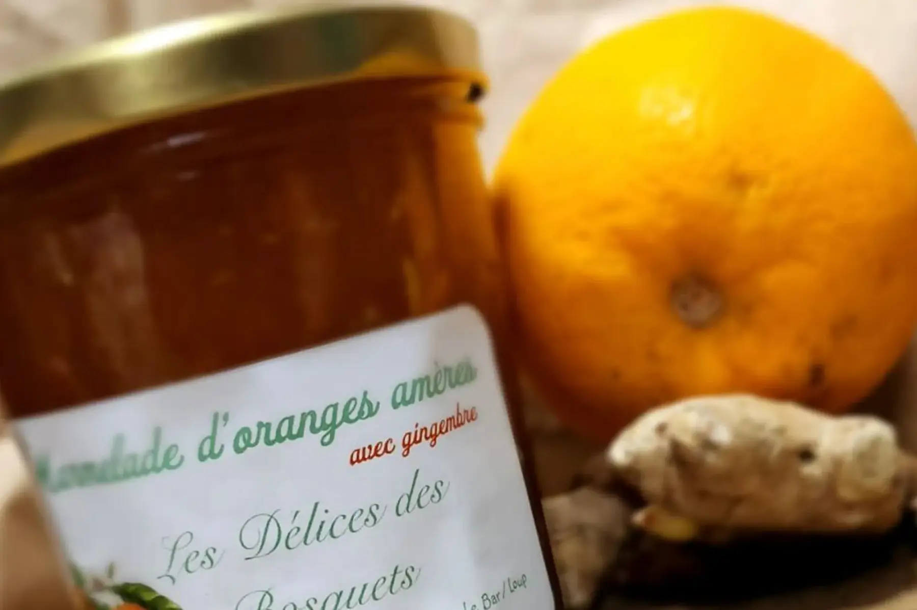 orange amère et gingembre