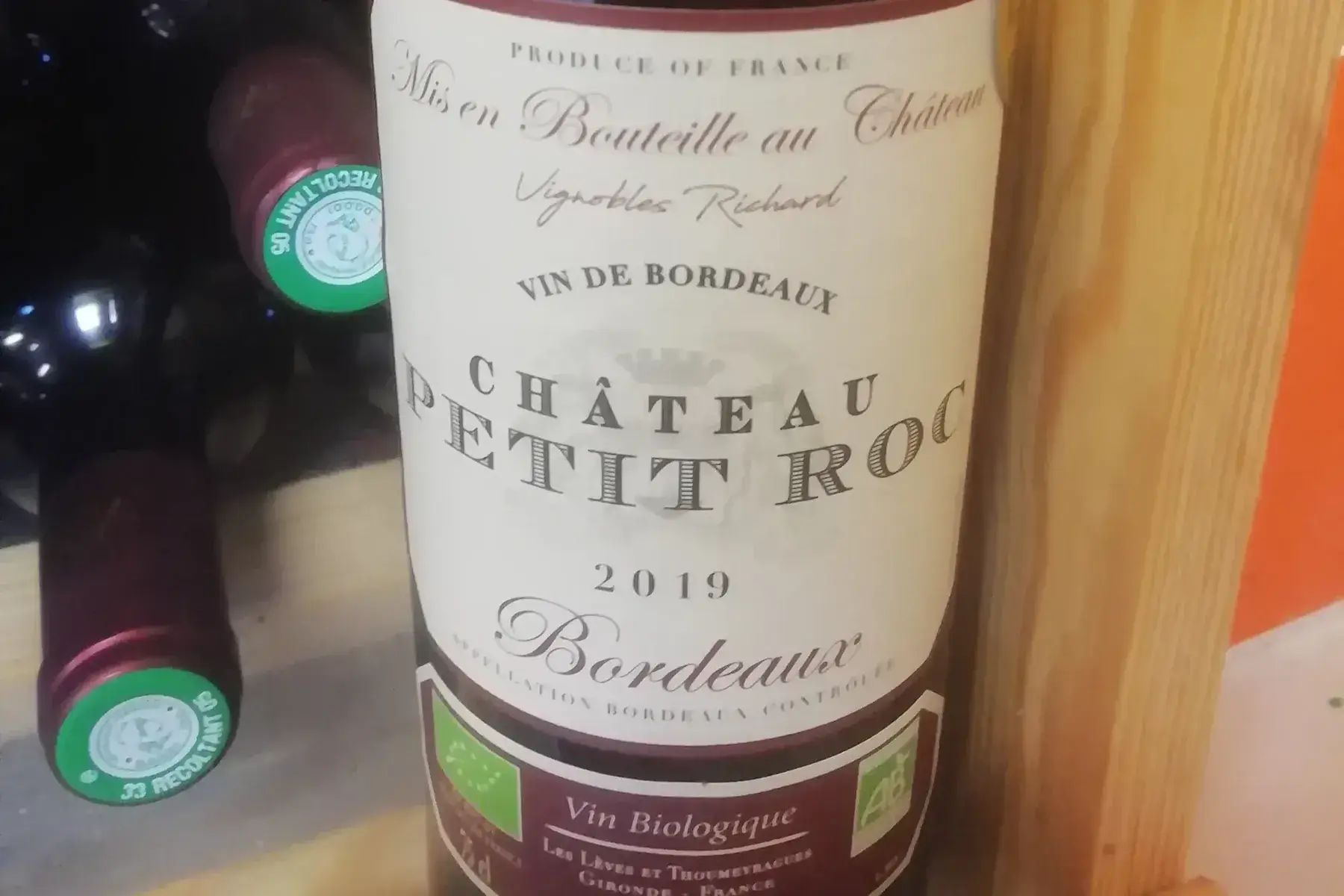 chateau petit roc bordeaux rouge 2019