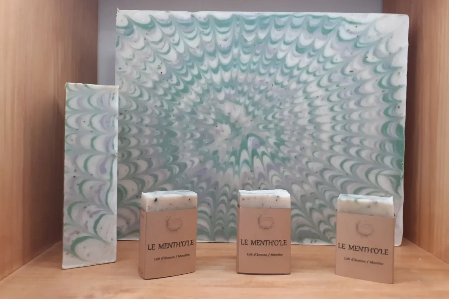 savon menthole ( lait d'anesse, menthe lavande)